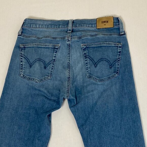 Edwin Elin Straight Leg Denim Jeans Size 26 - Picture 5 of 7